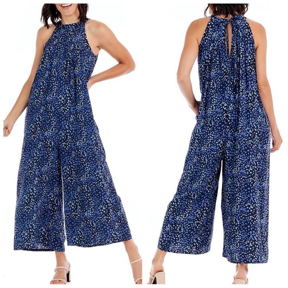 Mud Pie Constance Jumpsuit Wide Leg Sleeveless Size M/L